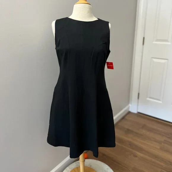 NEW Spanx Perfect Fit & Flare Minidress Black - Picture 5 of 16
